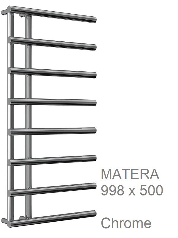 Matera  Towel Rail 1412 x 500, Chrome